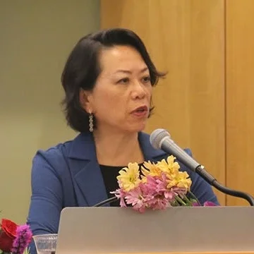 LHM (Lily) Ling at the launch of The Dao of World Politics (2013)