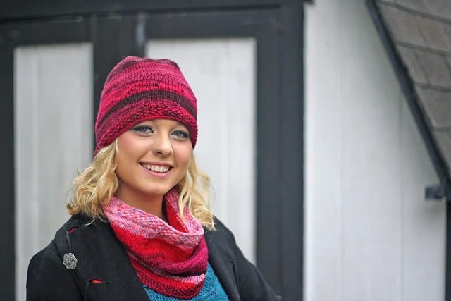 Foothills Hat & Cowl for Dream in Color Yarns