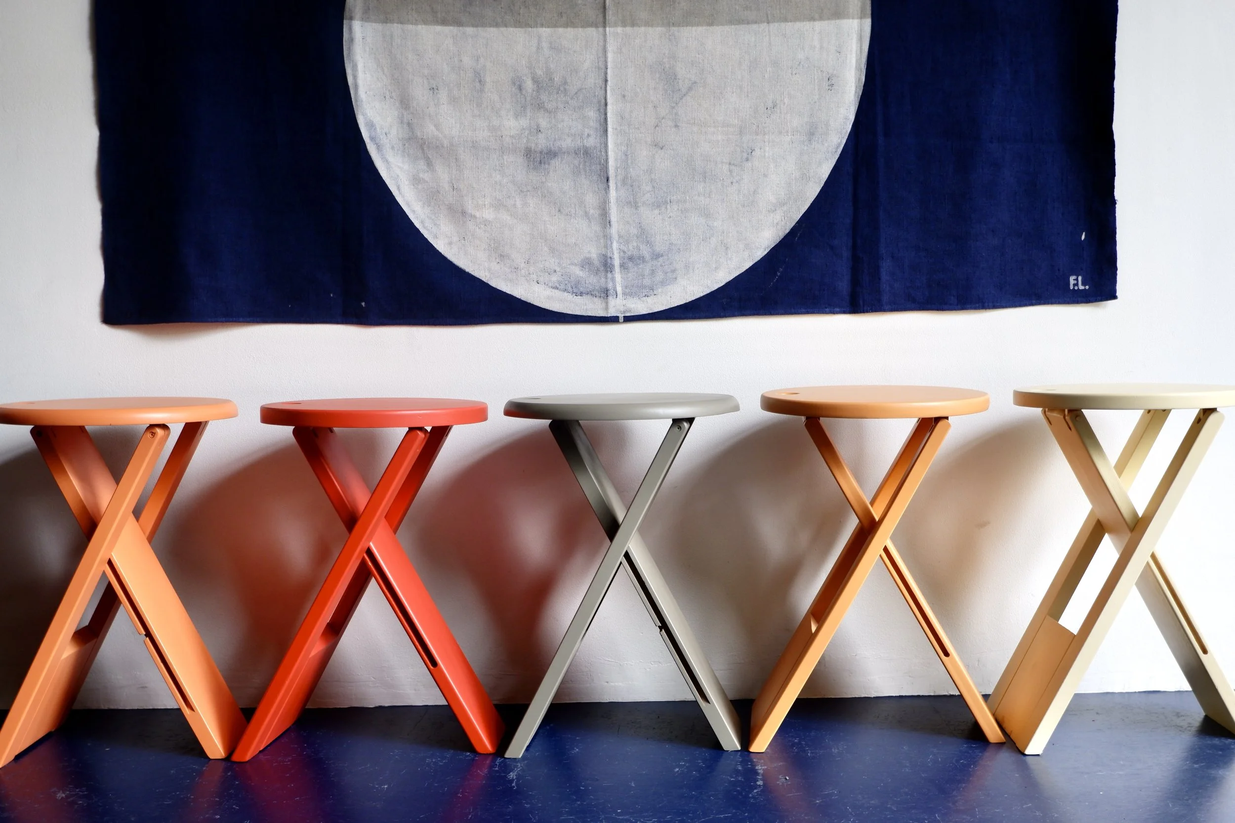  Newly painted chairs by Franziska Lutze 