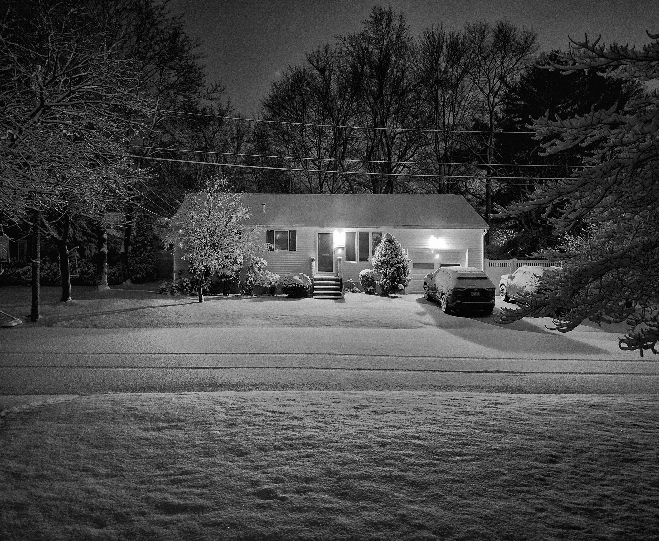 Snow outside my window