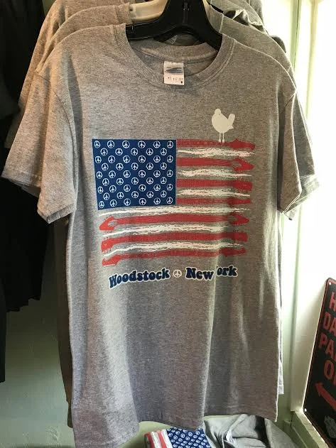 Woodstock-Style American Flag T-Shirt