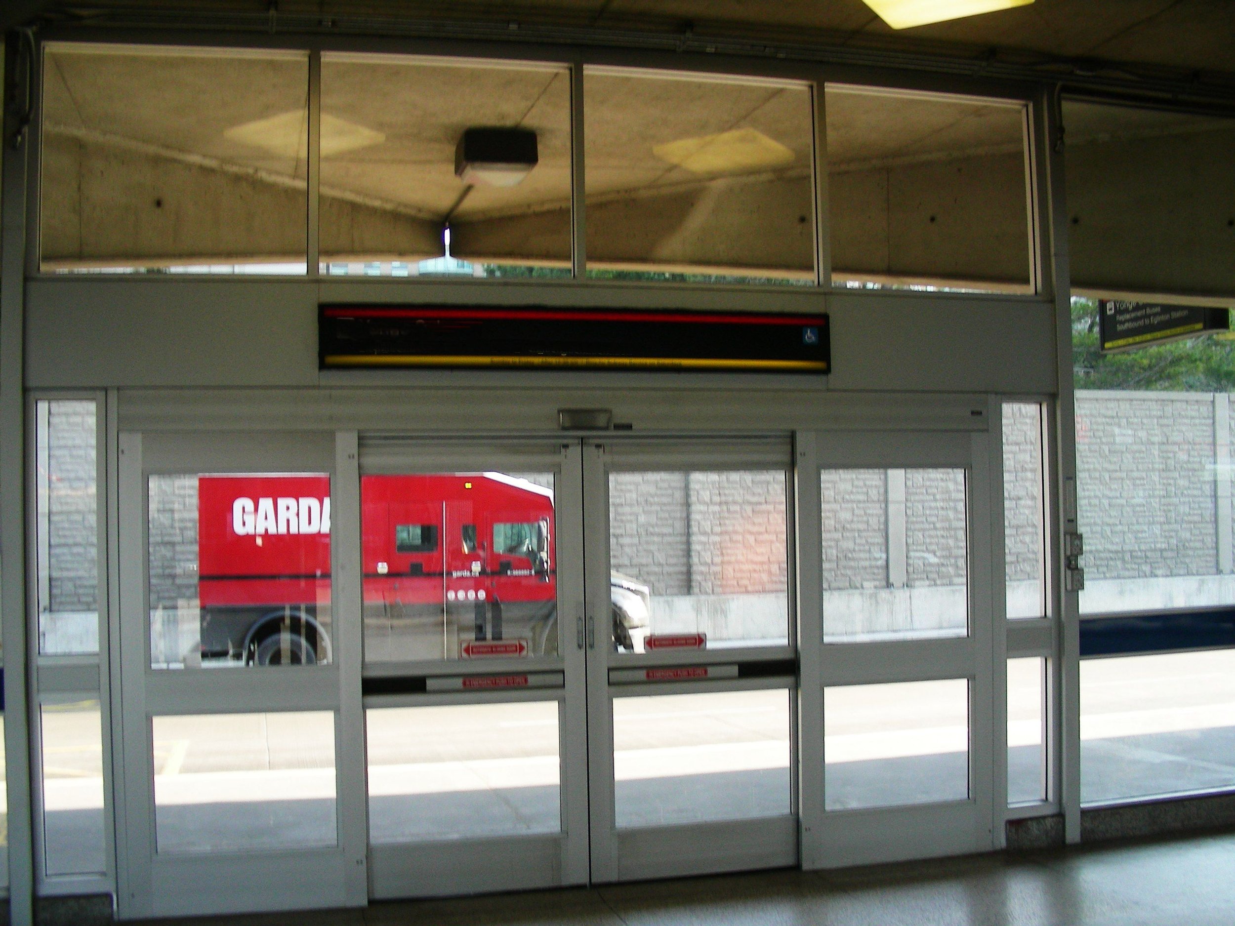 Transport Station Entrance is Open