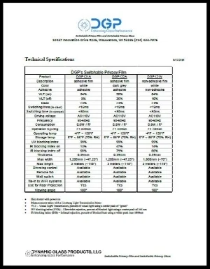 technical specs