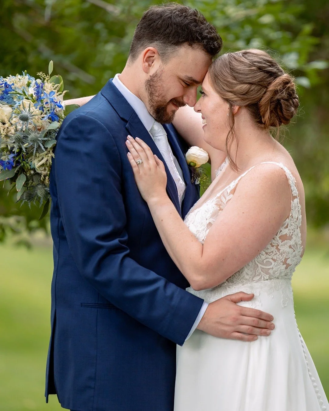 Our bride looked effortlessly elegant for this beautiful moment. 💙 Soft glam and a classic updo to match her timeless style.

Photographer: @elevatephotography
Dress: @thebridalcollection
Venue: @thewellshireinn
Florals: @happycanyonflowers
Stylists