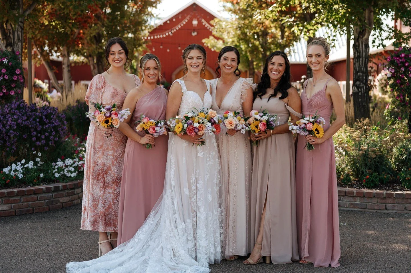Nothing like a gorgeous bridal party to make the day even brighter. We loved creating soft, timeless looks for our bride and her girls. 💕

Tag a bride who wants her whole crew glowing!

Photo: @lisajoyphotography
Dress: @luv_bridal
Venue: @crookedwi