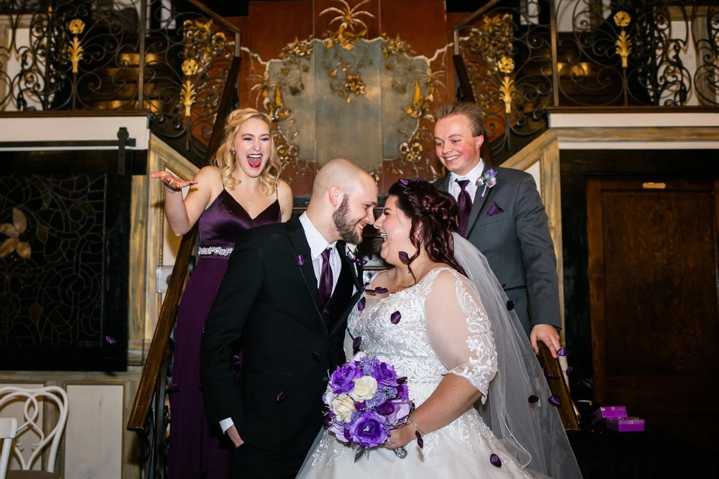 Our bride walked into her fairytale moment with a radiant complexion, polished hair, and a beauty look that felt totally her. Classic in all the right ways, with just a hint of magic. ✨

Photographer: @alldigitalphotoandvideo
HMU: @chauntastic
Venue: