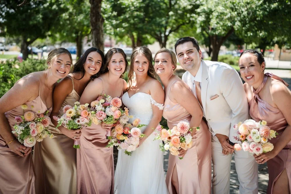 That glow isn&rsquo;t just from the sunshine, it&rsquo;s from feeling your best with your favorite people. We styled fresh, luminous makeup and soft hair to complement every smile in this lineup. 💐

Know someone planning their day? Share this with t