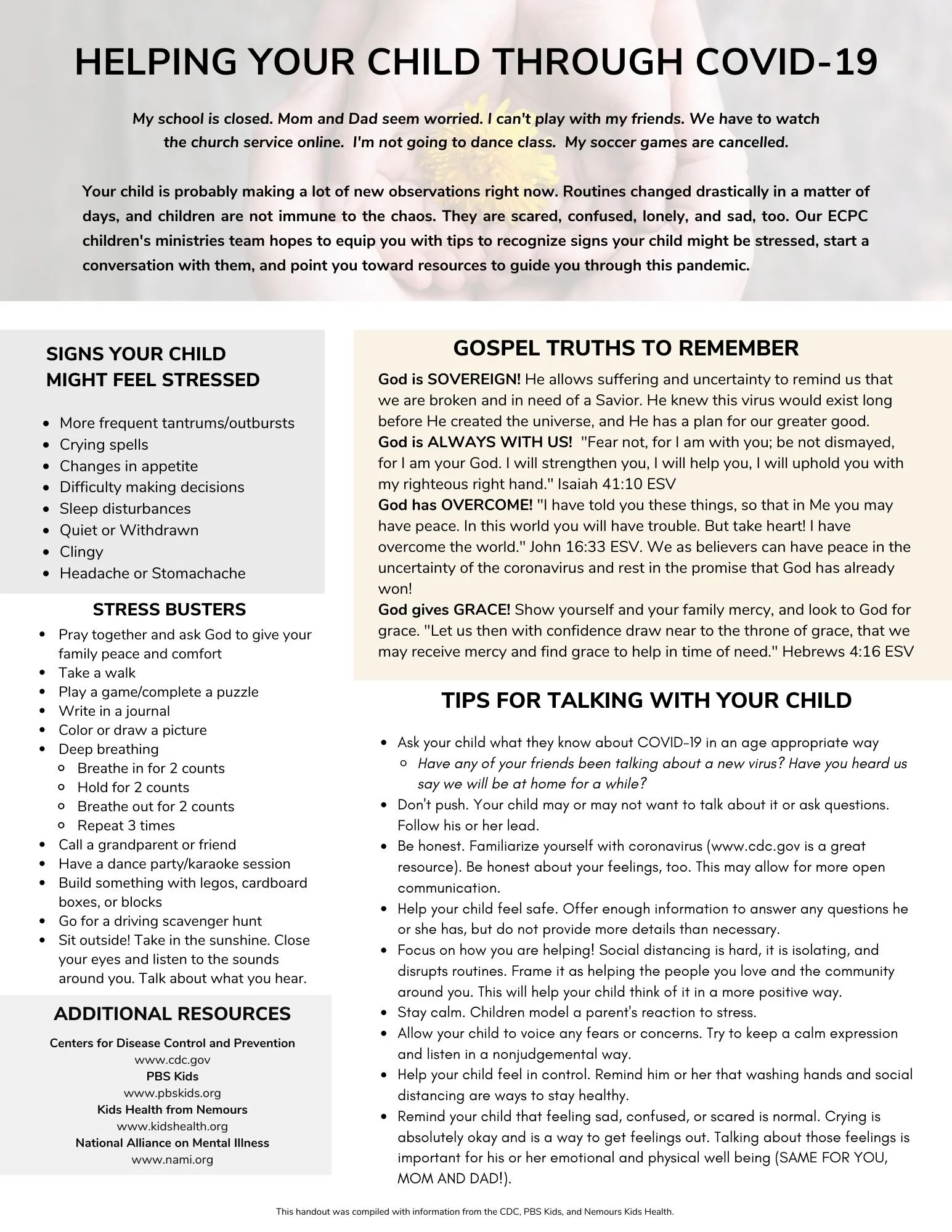 Resources — ECPC Kids Blog — East Cobb Presbyterian Church