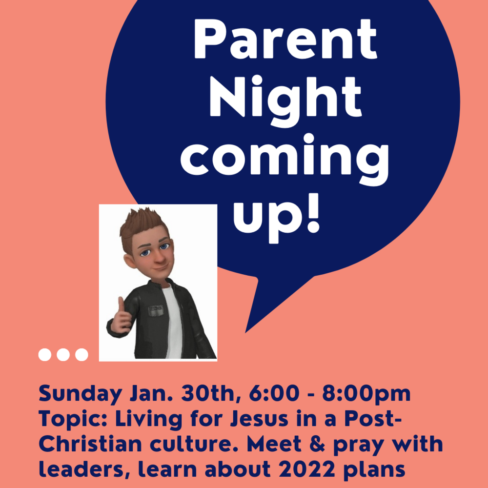 Parent Night: January 30