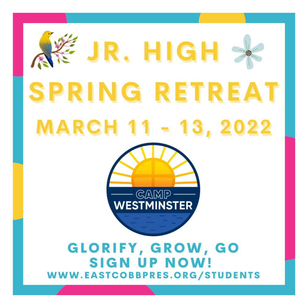 Jr. High Spring Retreat
