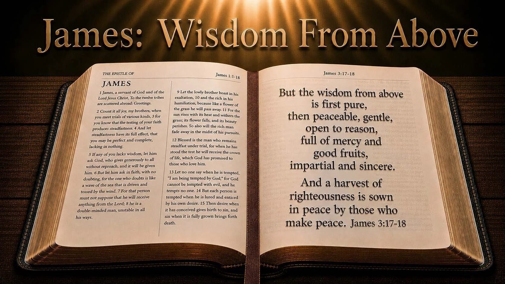 James: Wisdom from Above