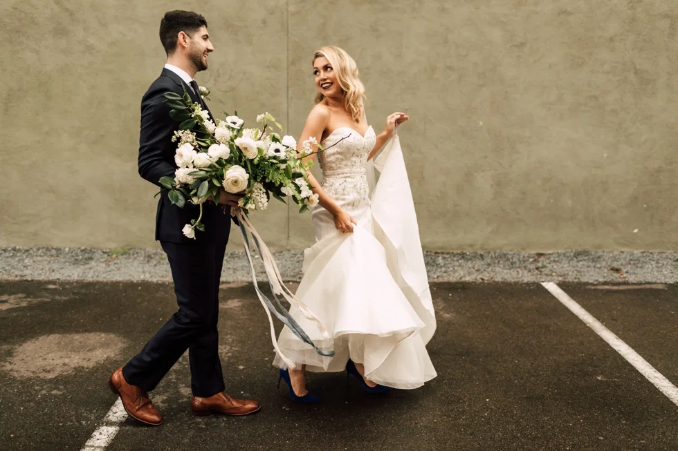 Amanda + Michael's Andaz Rooftop Wedding in San Diego!