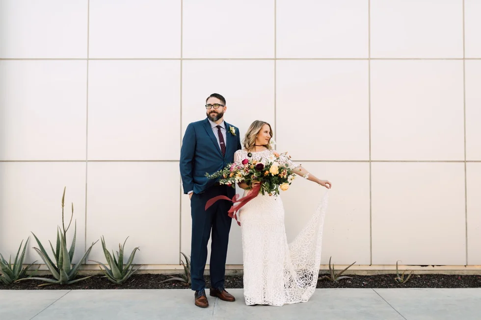 Christy + Dan's Green Acre Campus Pointe Wedding