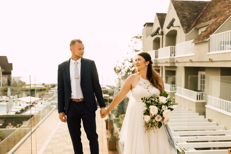 Ashley + Ben's L'auberge Wedding