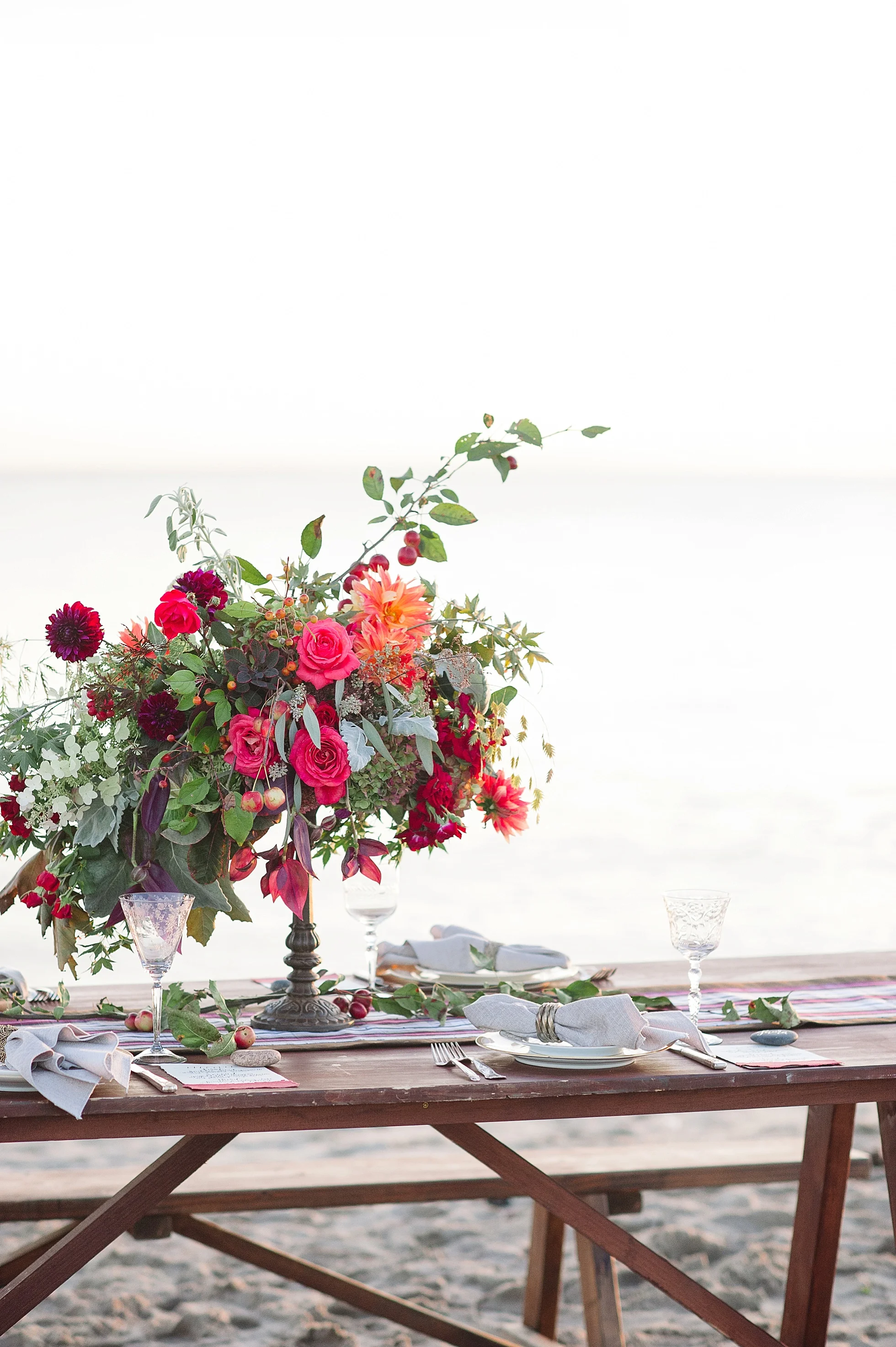 Cozy Winter Beach + Plaid Affair Featured on The Westchester Wedding Planner!
