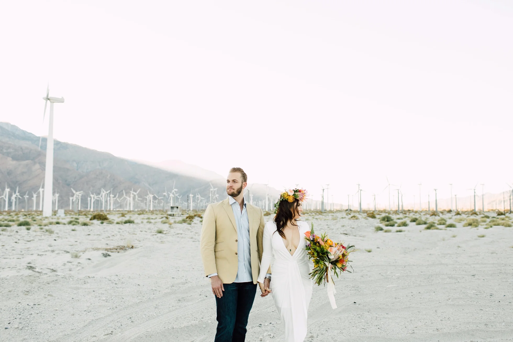 Alexa-Rae + Nathan's Palm Springs Engagement- Featured on Junebug!