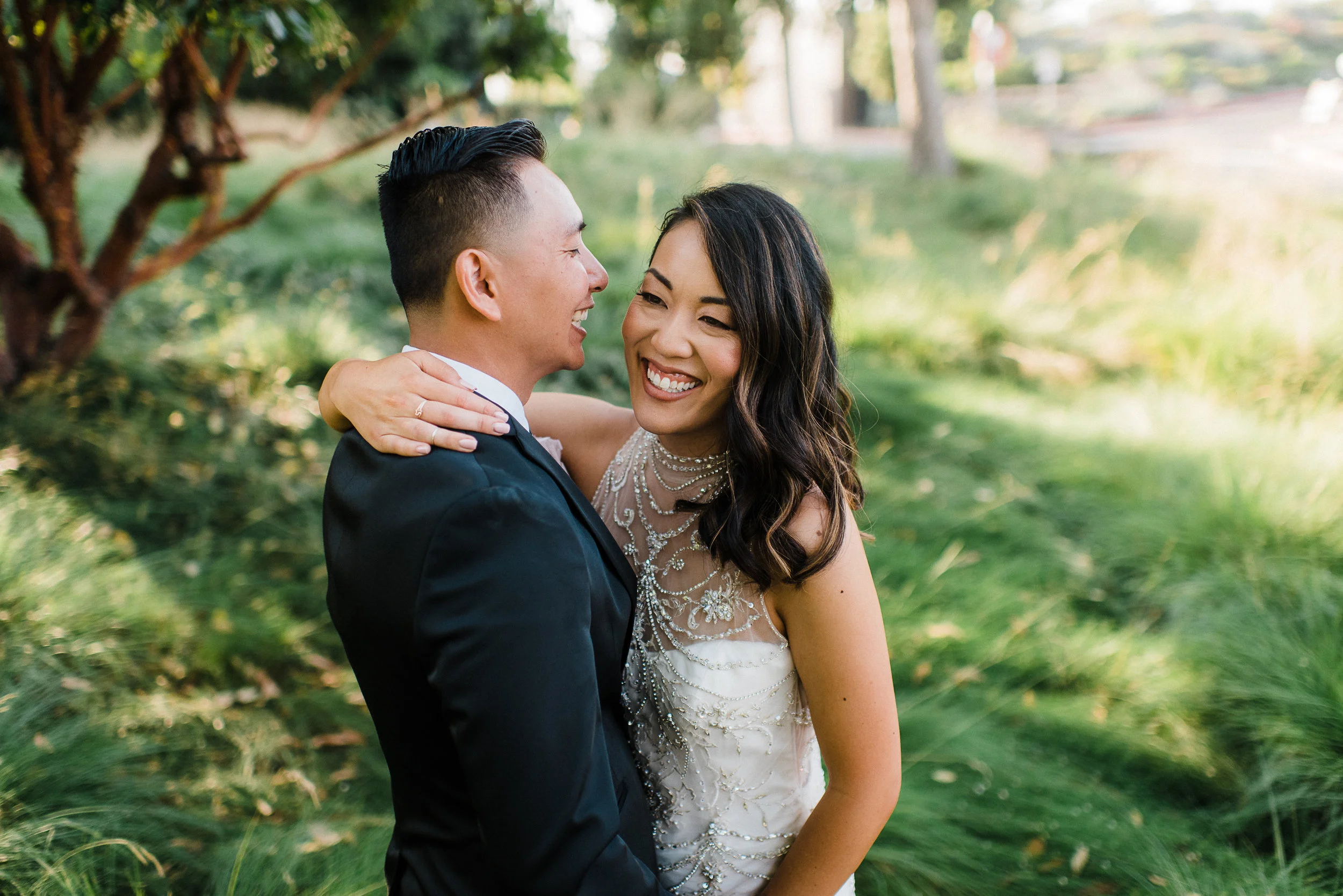  Kris + An's Green Acre Campus Point Wedding