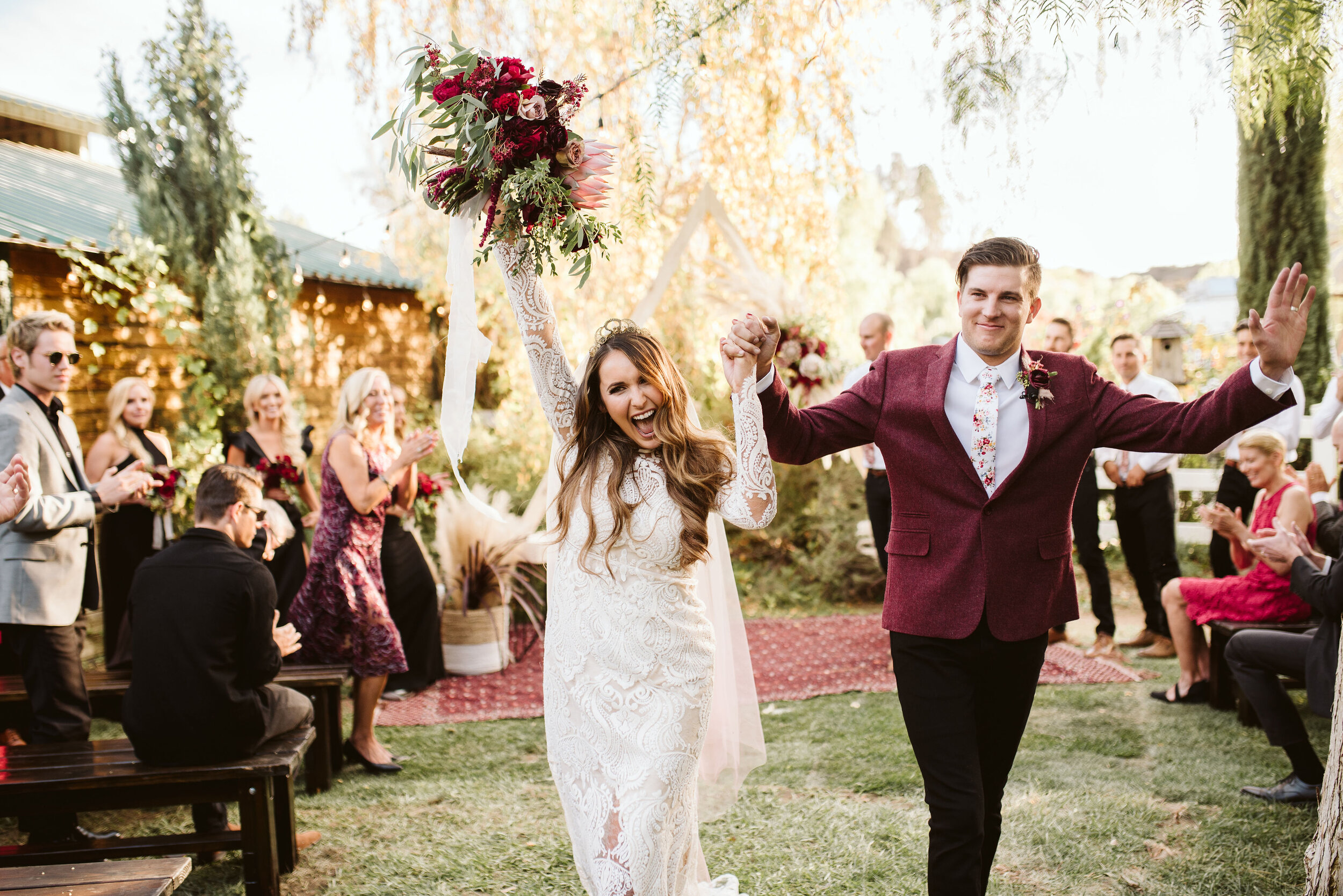 Sabrina + Zack's Wedding at Two Sisters Farms!