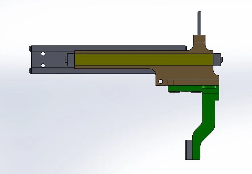 Then new design for the bottom portion also moved the scale over the slider to reduce compliance.