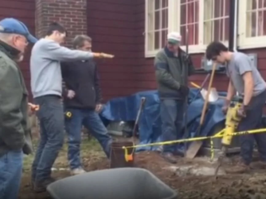 Removing Old Foundation