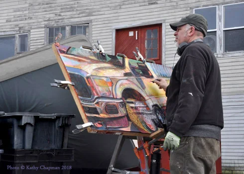 working at Morse-Sibley Wharf on Monster Truck #3