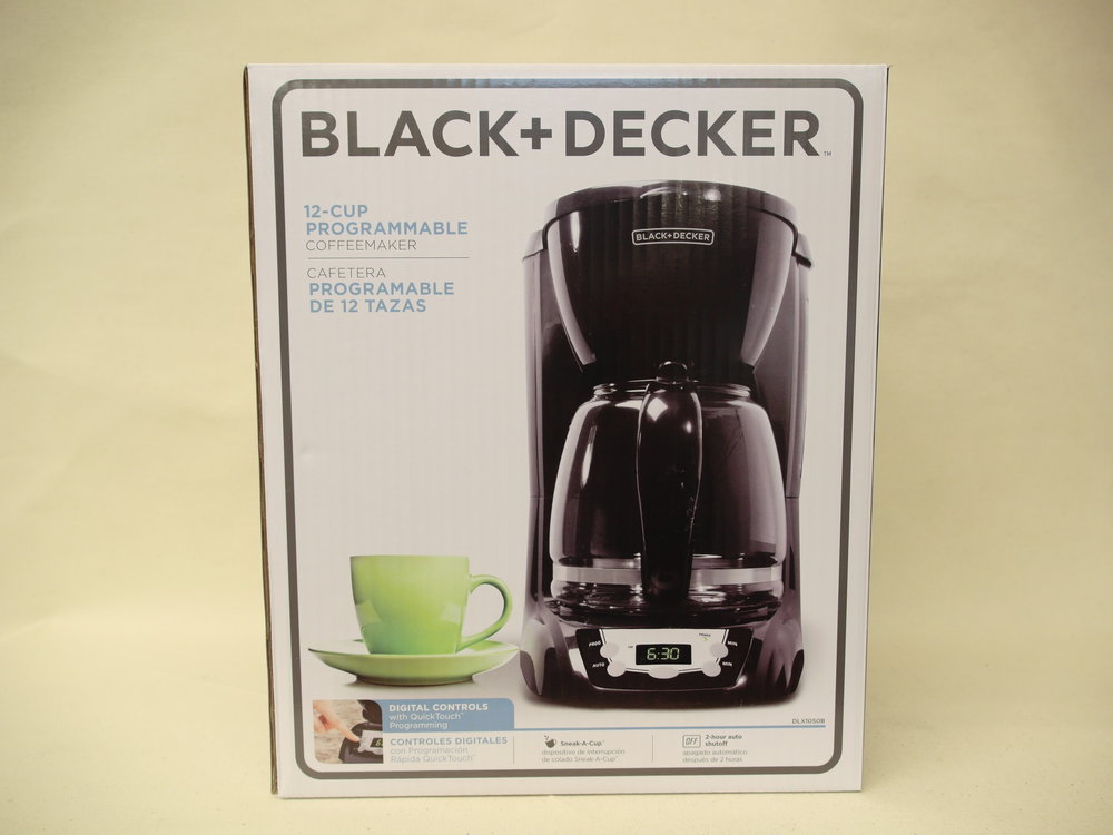 Black & Decker 12-Cup Coffeemaker, Black