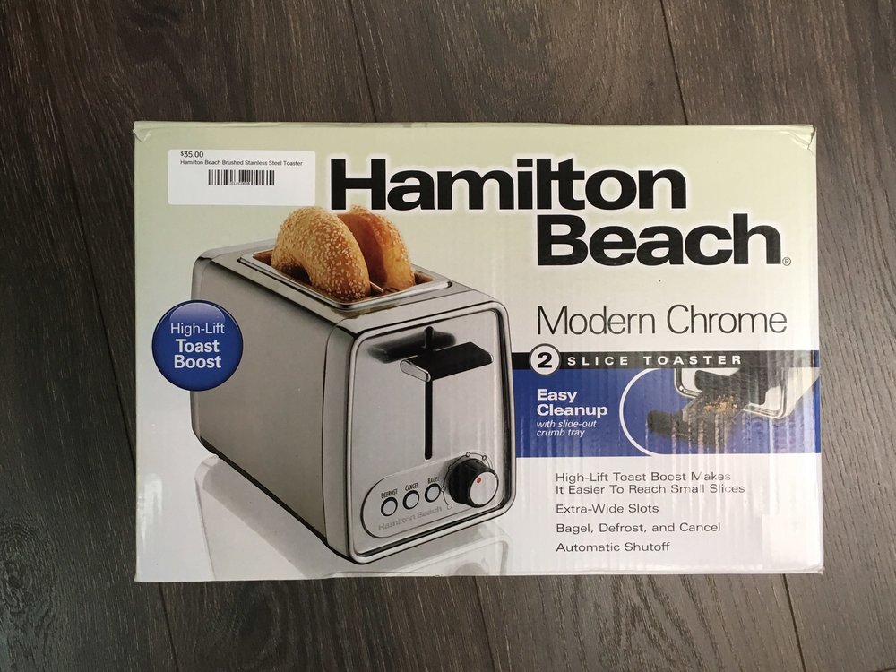 Hamilton Beach Toaster - Chrome — Maui Condo Supplies