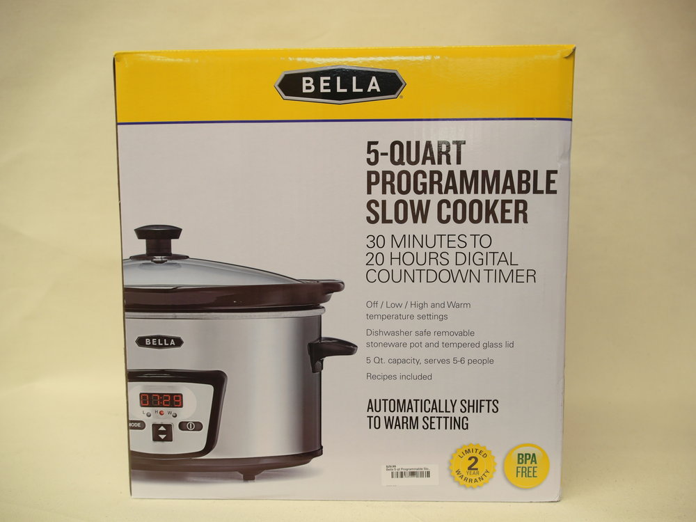 Bella 6 qt. Programmable Slow Cooker