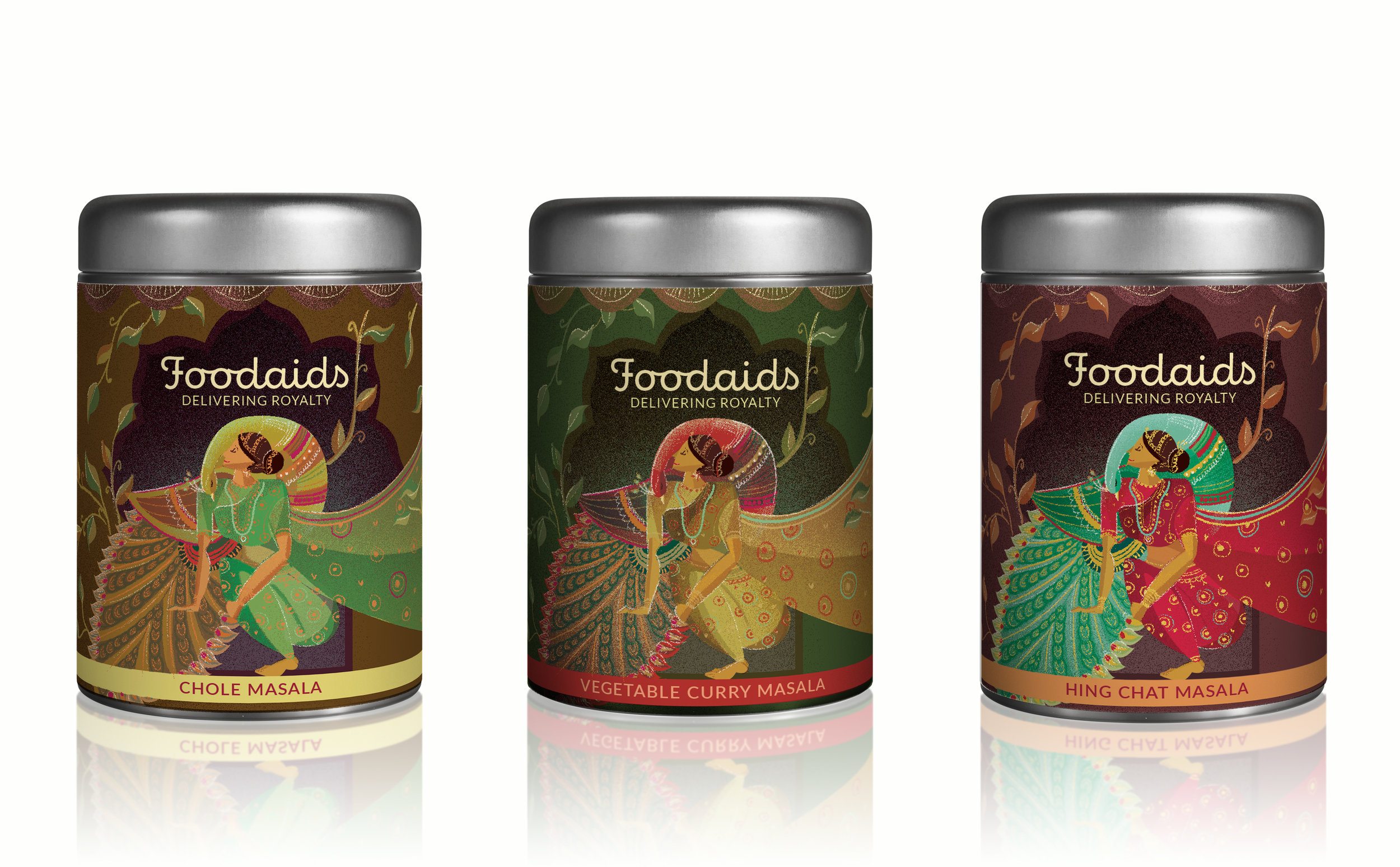 Download Foodaids Indian Masala Package Design Komal Pahwa PSD Mockup Templates