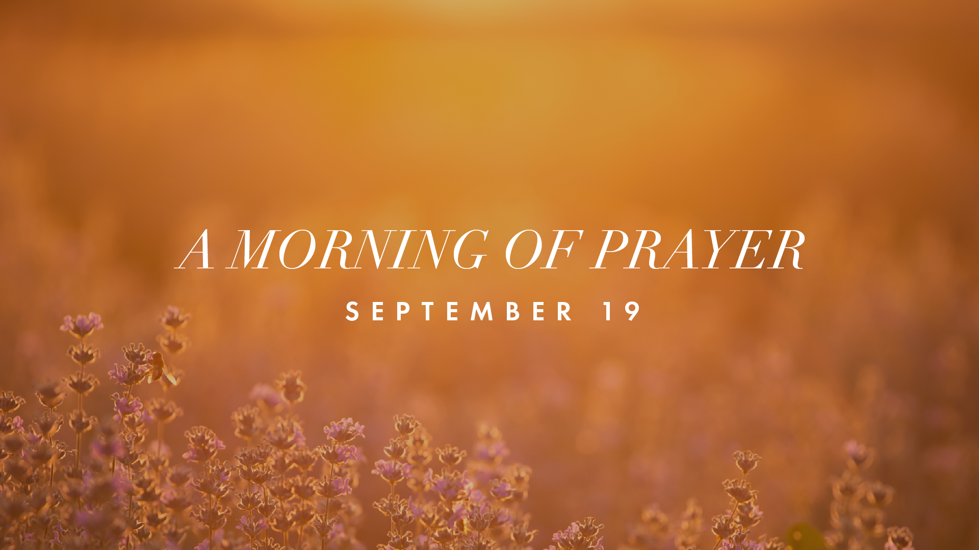 Morning of Prayer