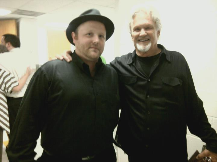 JFQ with Kris Kristofferson after performing the Johnny Cash Music Festival
