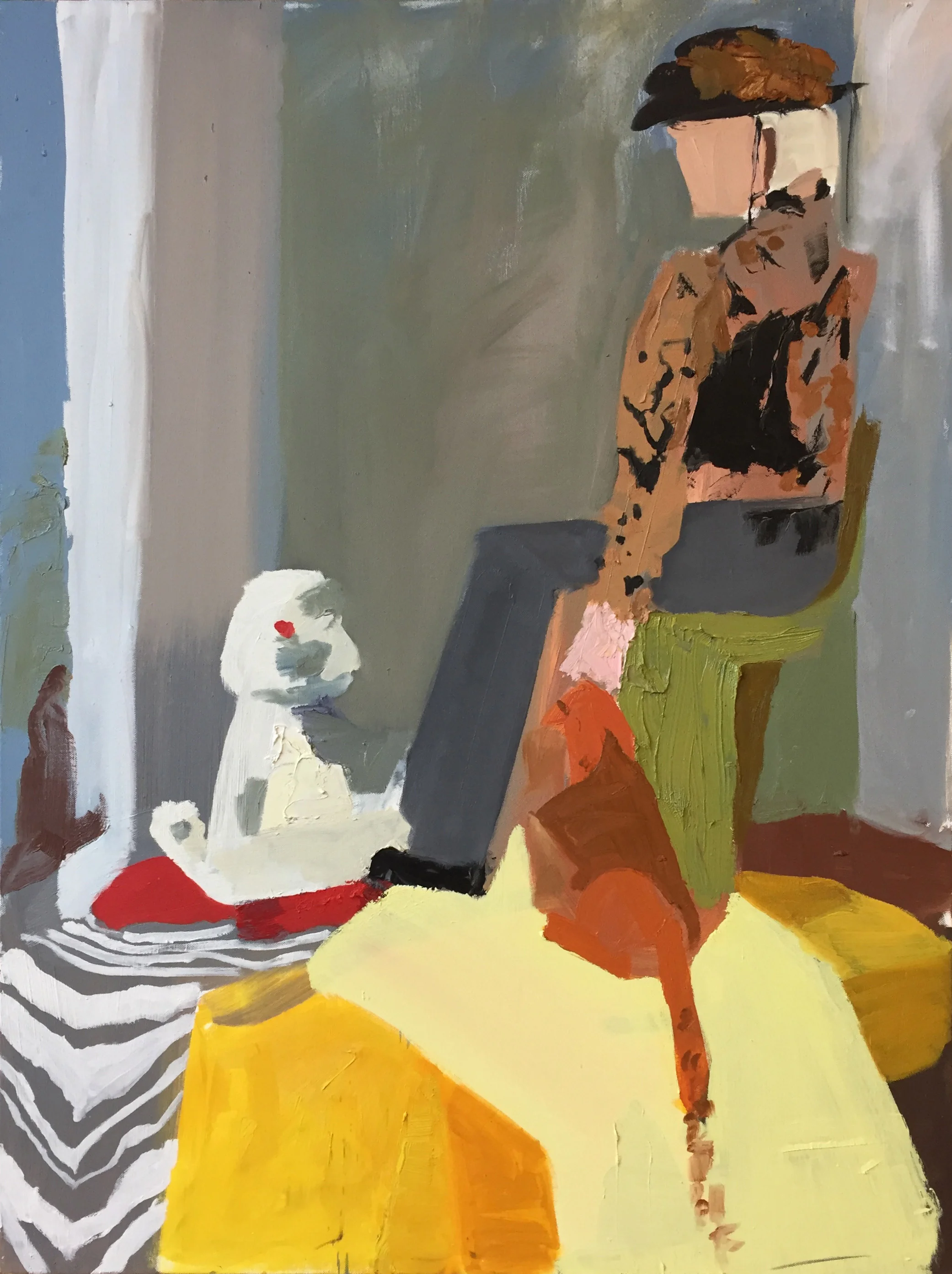 Tigers , 2007, Oil on canvas, 40 x 30 in. *