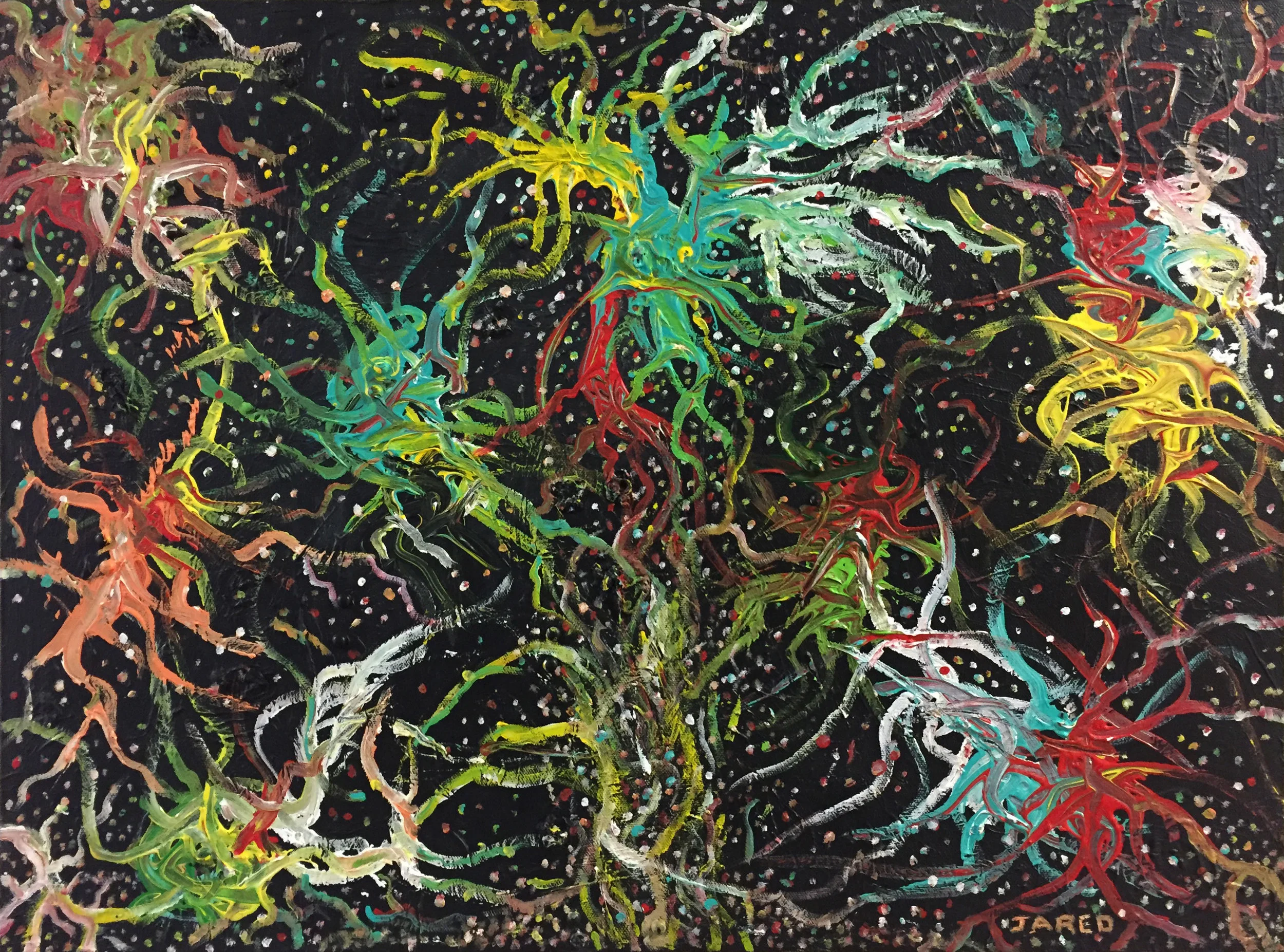 My Vision , 1997, Acrylic on canvas, 18 x 24 in.