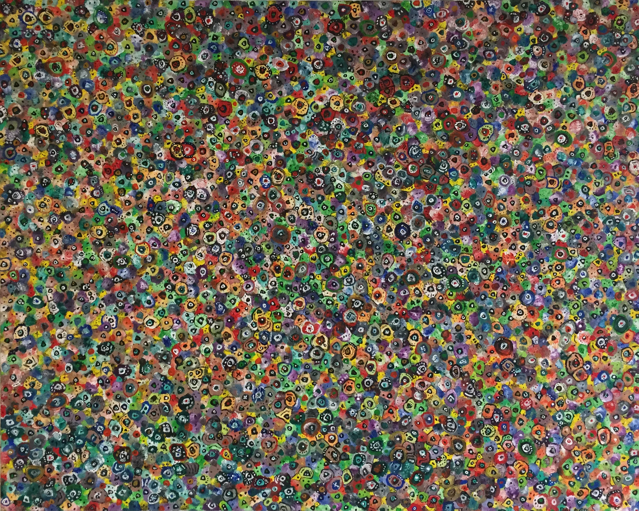 Season Cycle 7.0 , December 2016, Acrylic on canvas, 48 x 60 in.
