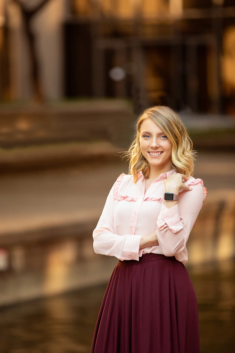 Canals at Las Colinas Portrait Session Dallas