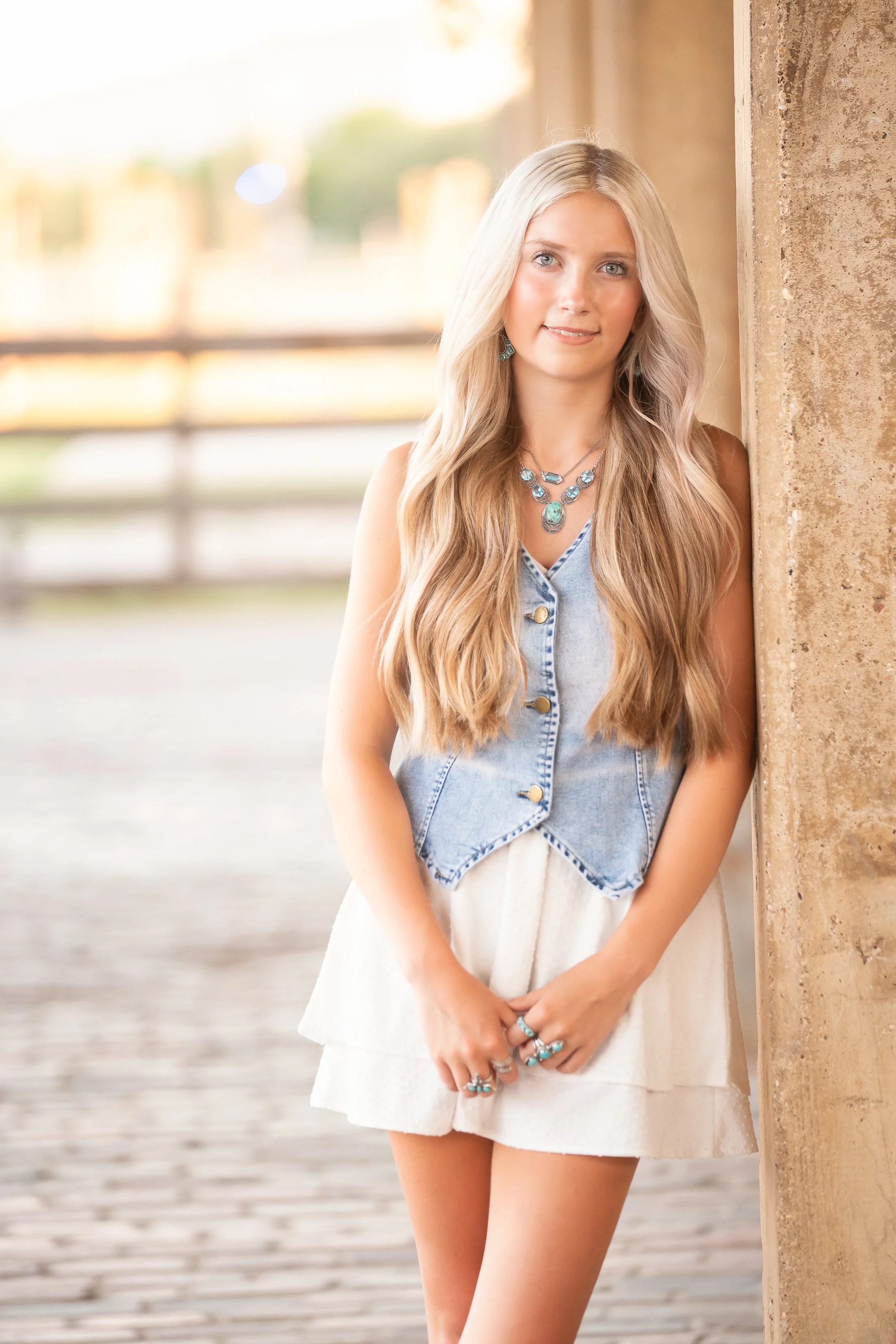 Fort Worth Senior Photographer Portraits at Stockyard Station