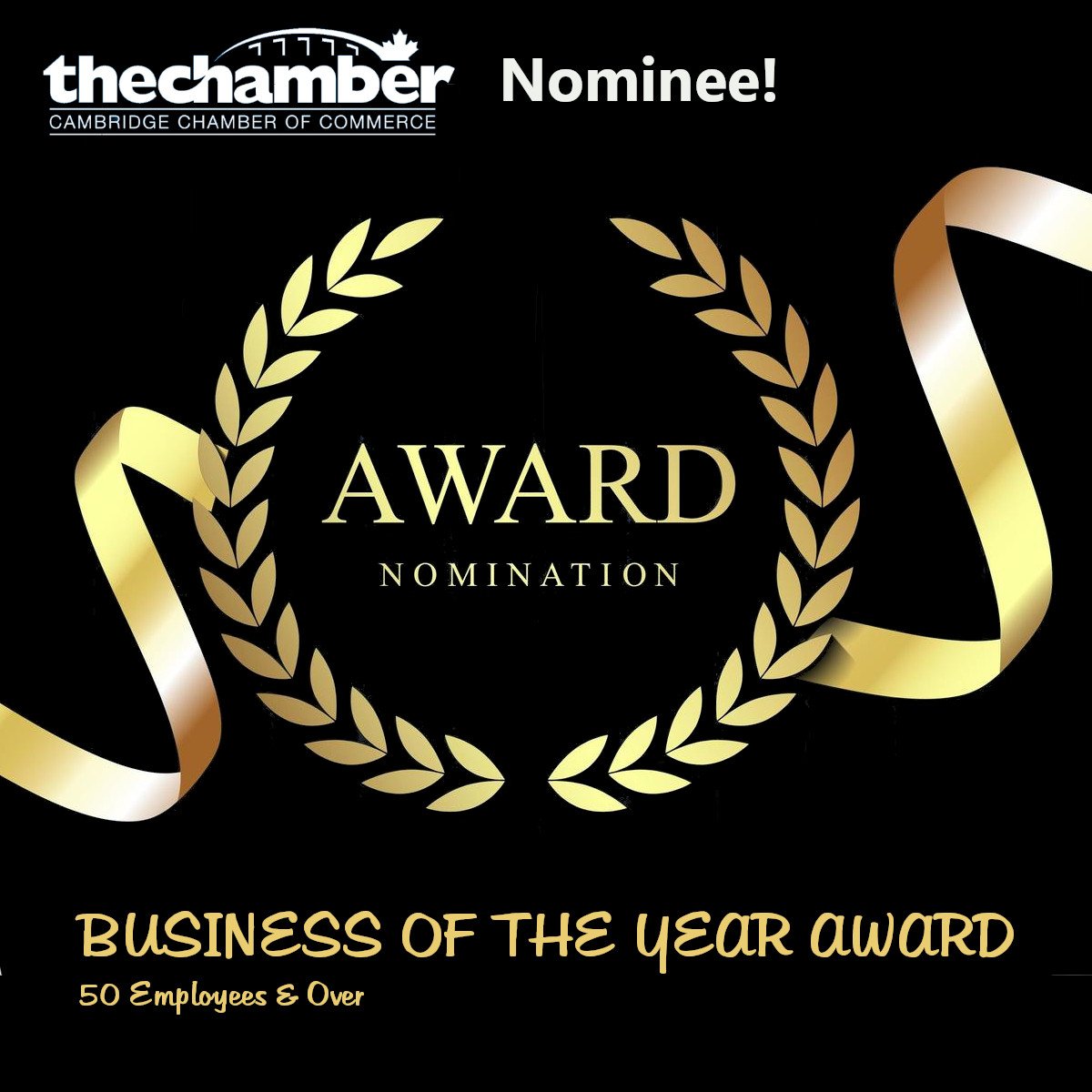 Did you know we were recently nominated for a @cambridge_chamber of Commerce  Business Excellence Award?! 
-
We are unbelievably thankful for the nomination in the Business of the Year Award for 50+ employees. We are beyond grateful and pride ourselv