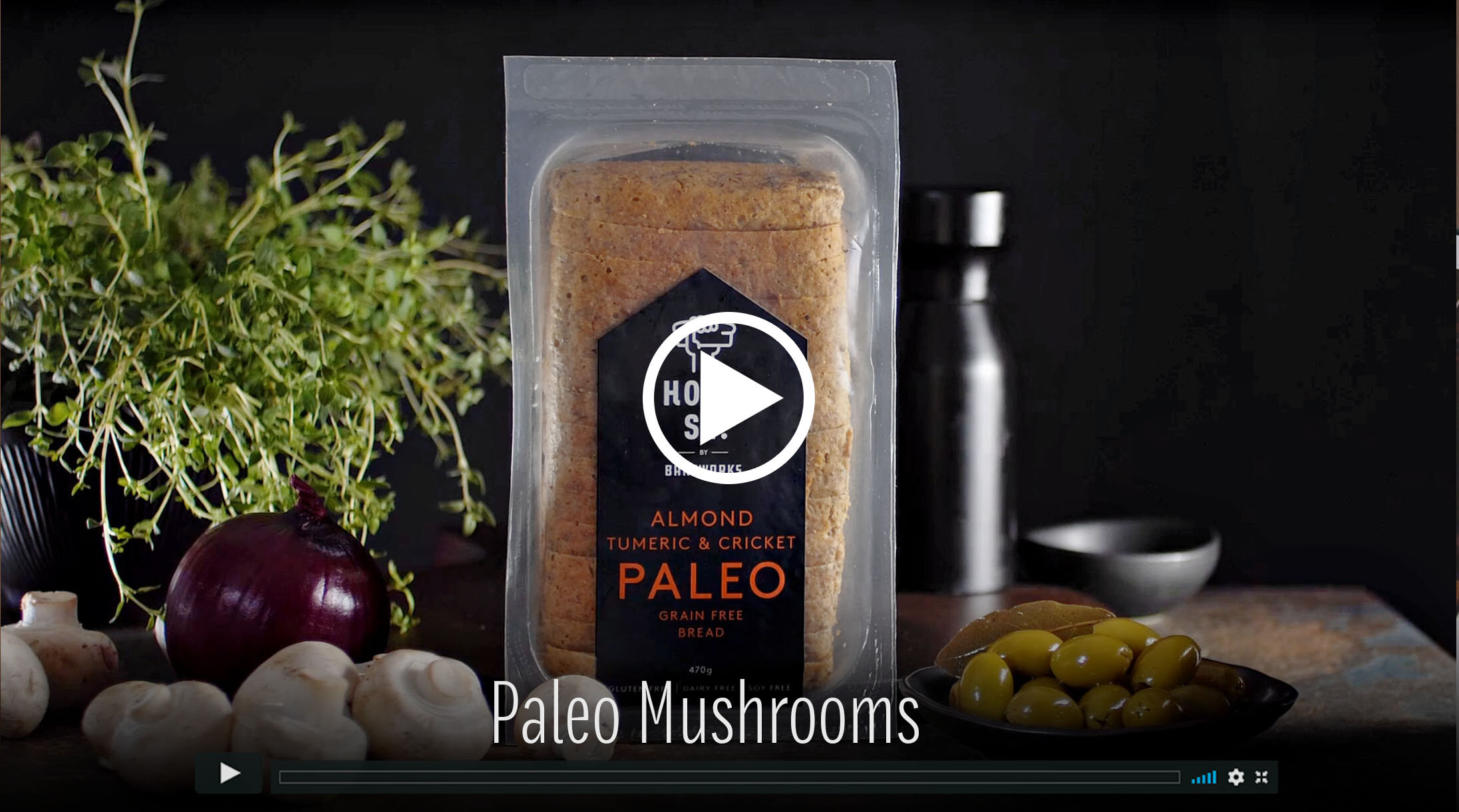  Bakeworks Paleo Toast &amp; Mushrooms 