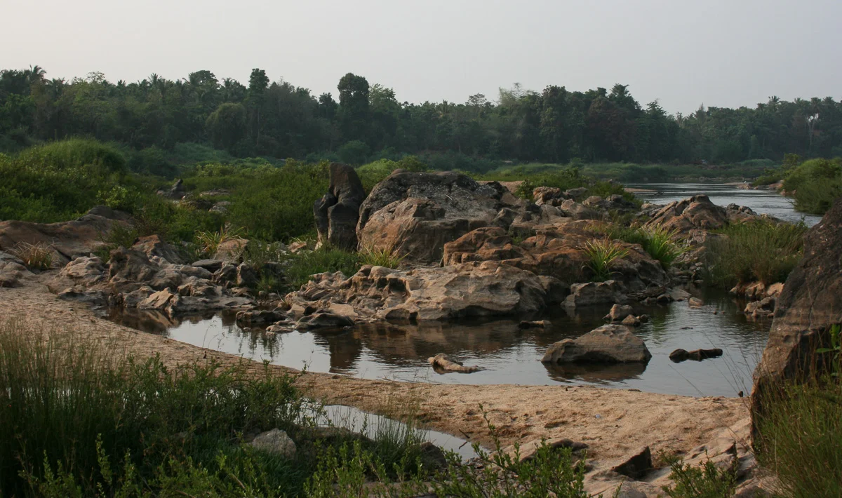 Kumaradara River, Puttur, Karnataka.