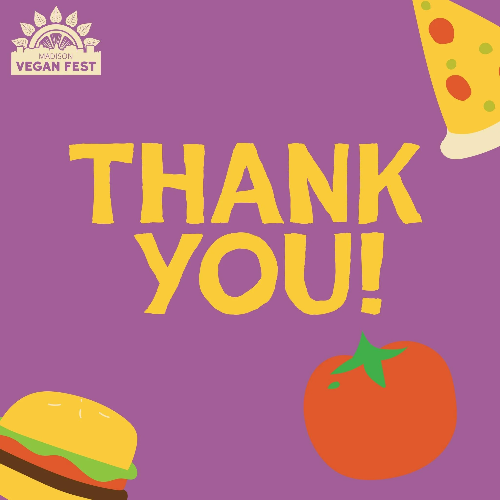 Thank you for an incredible Madison Vegan Fest 2025! 🌿
Share your feedback for a chance to win one of three $25 prepaid debit cards!
We’d love your thoughts to help make next year’s fest even better — please take a few minutes to