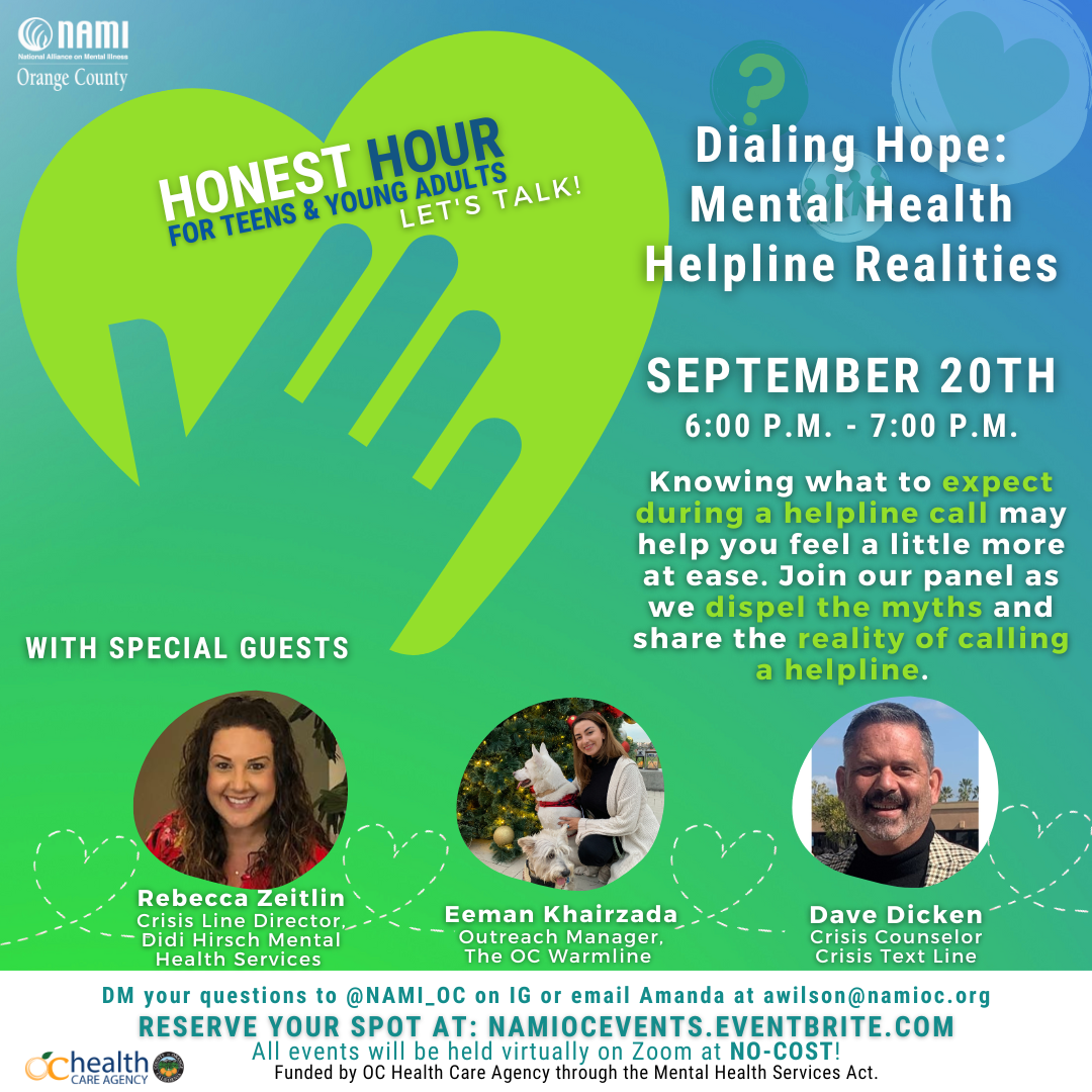 HONEST HOUR - Dialing Hope: Mental Health Helpline Realities via ZOOM ...