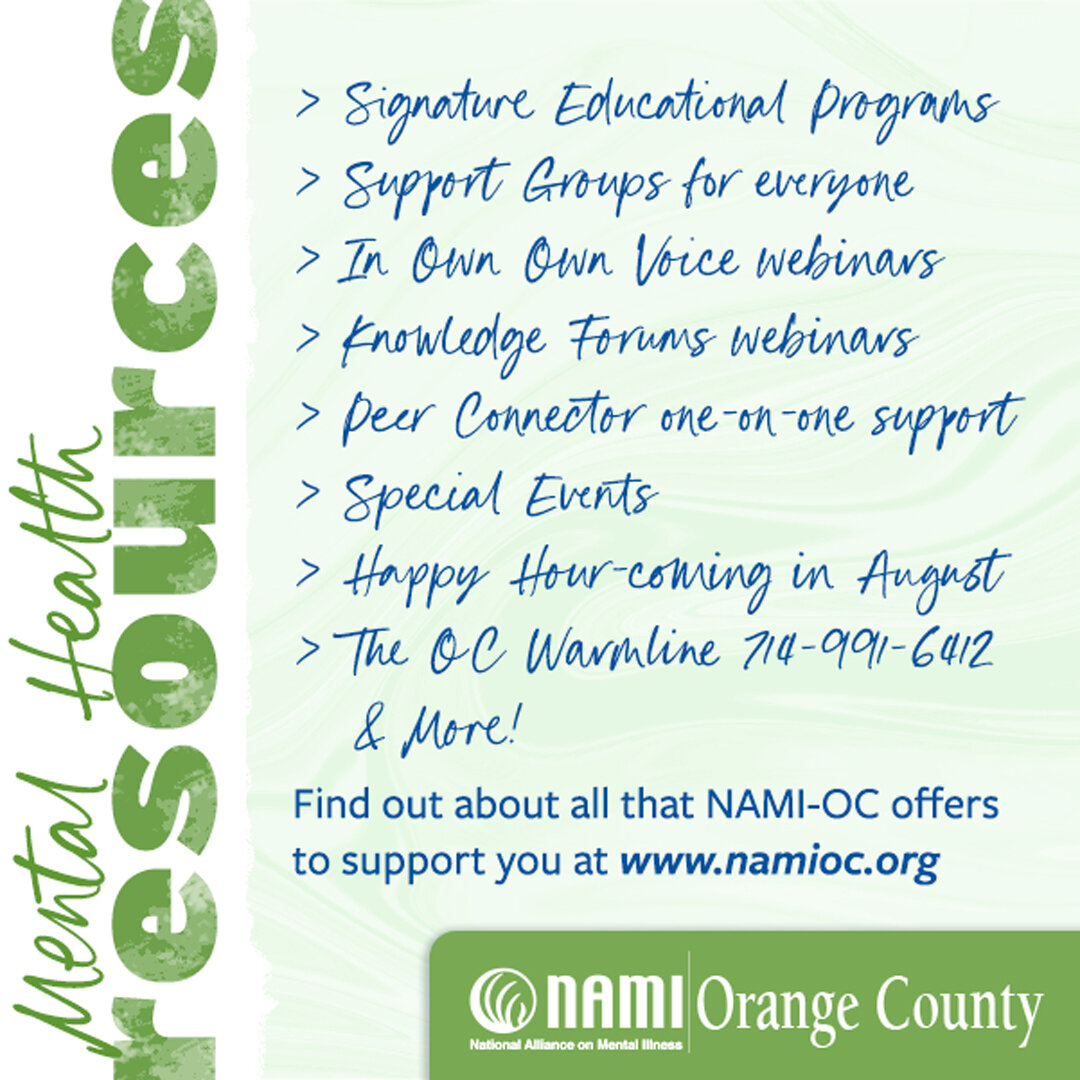 NAMI-OC Programs for Teens & Young Adults — NAMI Orange County