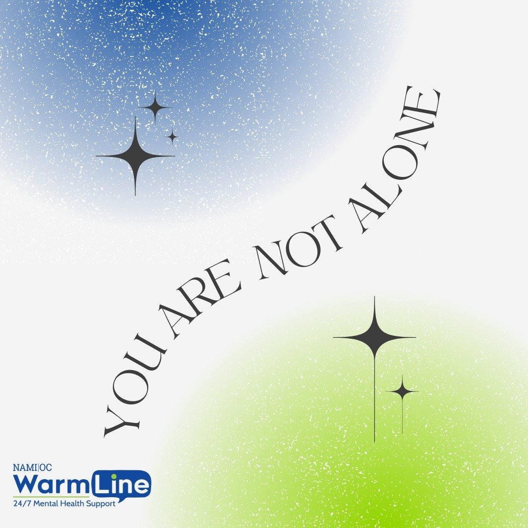 Did you know the NAMI OC WarmLine is available 24/7 through talk, text and chat to provide emotional support and resources? The WarmLine is also available in multiple languages, such as Vietnamese, Spanish, Farsi, and English! Whether it&rsquo;s ment