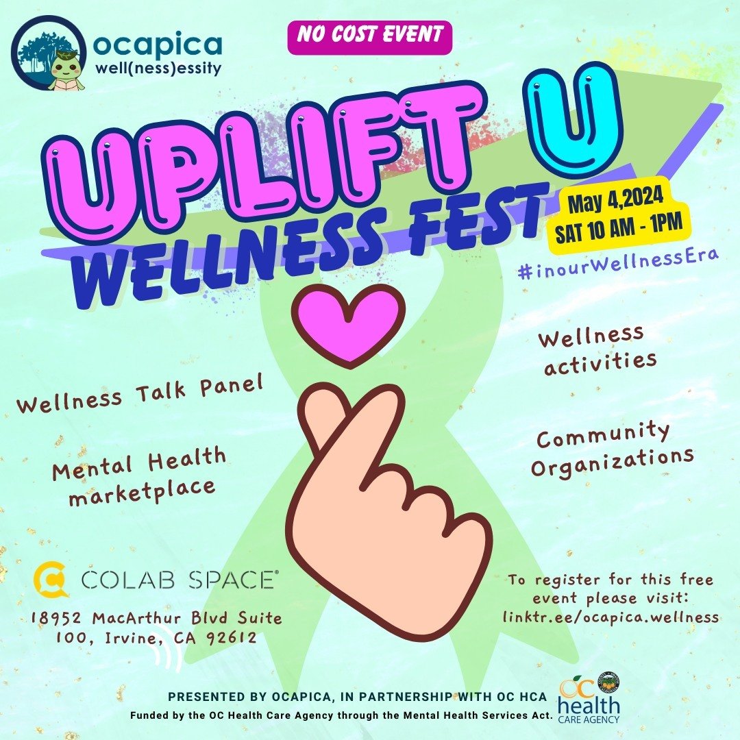 El sábado 4 de mayo llega al Condado de Orange un festival de bienestar divertido y edificante. El Uplift U Wellness Fest en Irvine presenta un panel de charlas, actividades de bienestar, un mercado de salud mental y una variedad de organizaciones comunitarias participantes.