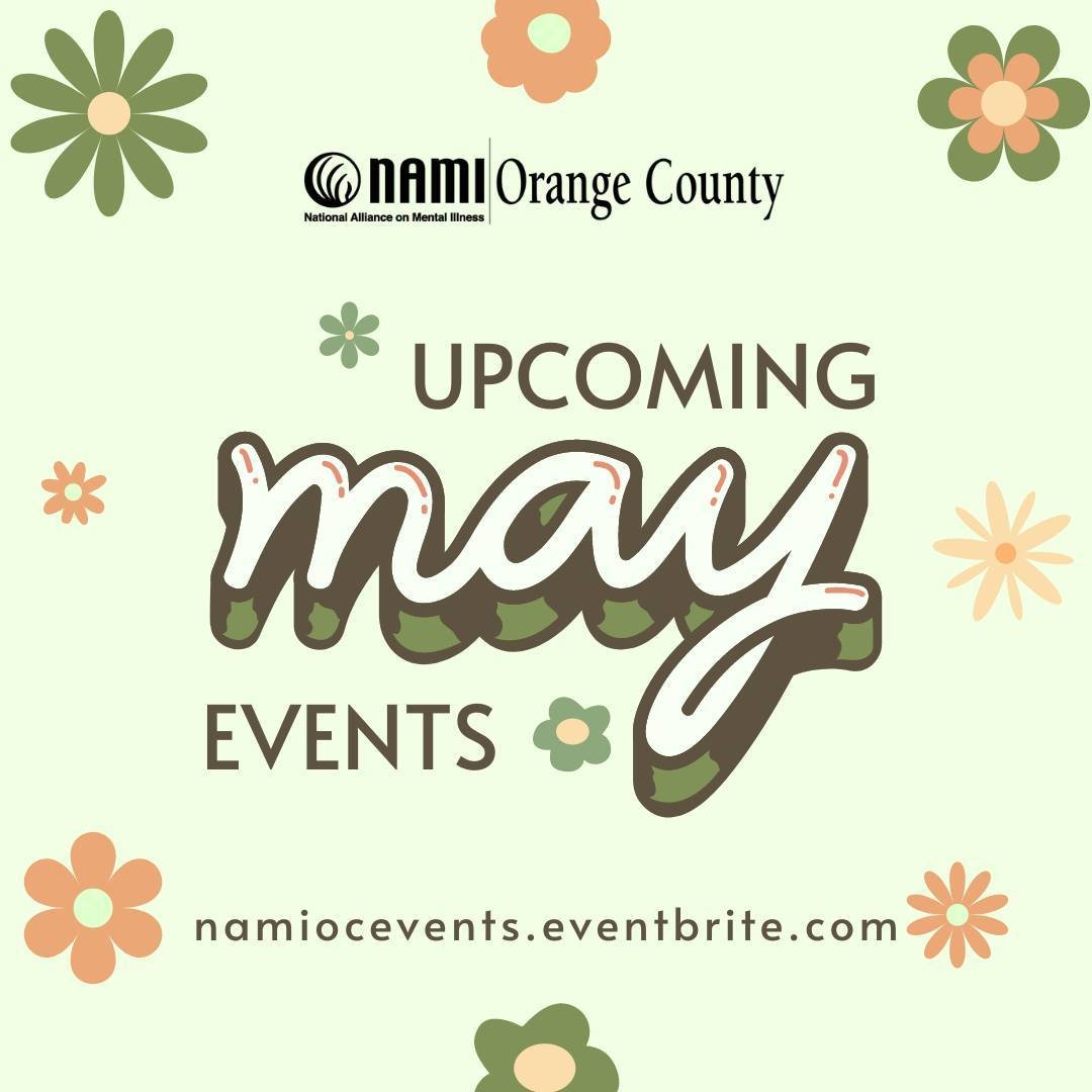 We have so many amazing upcoming events and programs in May for Mental Health Awareness Month! Explore some of our offerings and reserve your spot to ensure you don't miss out on these great events!

Visit the Eventbrite link in our bio (namiocevents