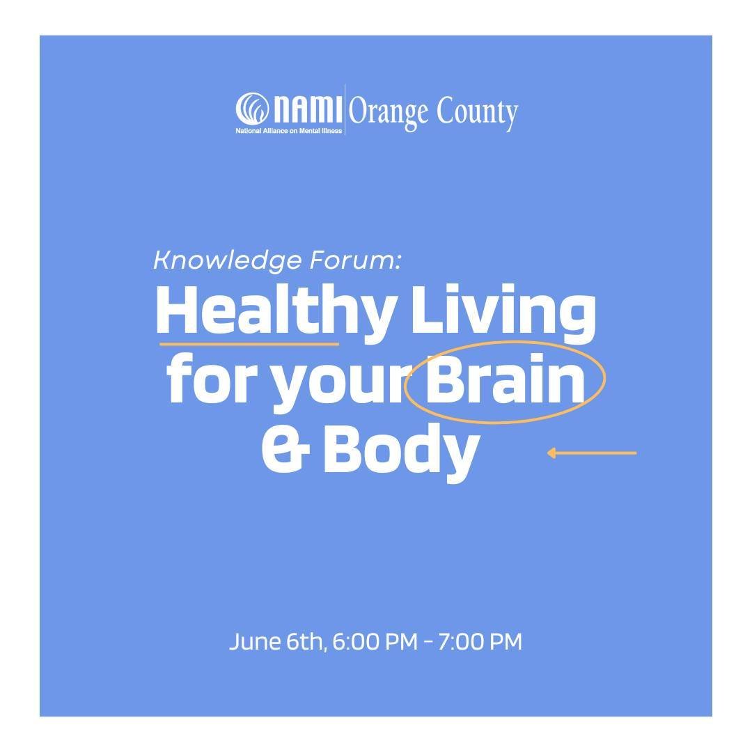 Don't forget to sign up for our upcoming Knowledge Forum on healthy living for your brain and body with special guest Dan Safkow! Join us June 6th from 6:00 pm - 7:00 pm on Zoom OR in-person at the Hoag Center for Healthy Living in Newport Beach!

Si