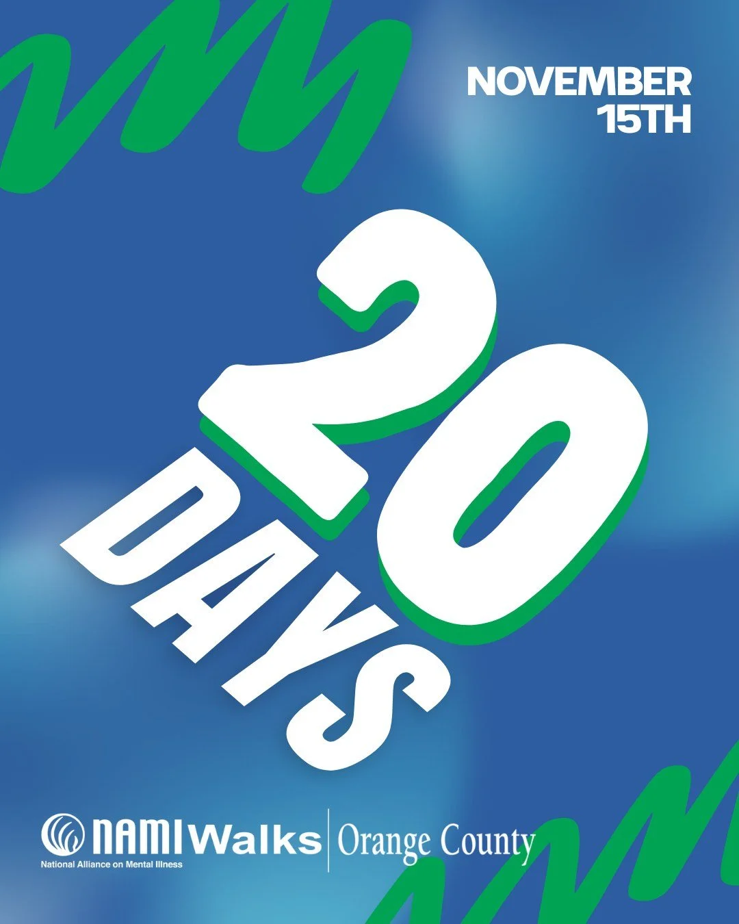 ¡Sólo faltan 20 días para NAMIWalks Orange County! 💚👟 No podemos esperar para dar un paso adelante por la salud mental contigo en el Angel Stadium. ¿Ya se inscribió?

Dona y regístrate para NAMIWalks 2025 en el enlace de nuestra biografía o visita namiwalks.org/orangecou