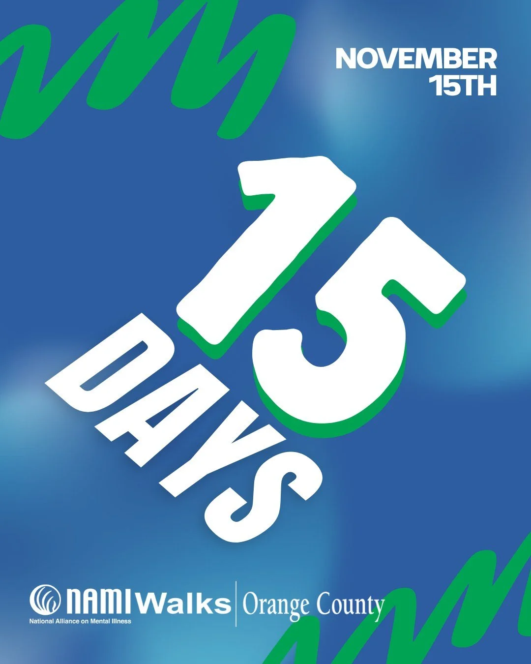 Chỉ còn 15 ngày nữa thôi! Mỗi ngày trôi qua, chúng ta lại gần nhau hơn để cùng nhau bước đi, chung tay nâng cao nhận thức về sức khỏe tâm thần. 🌿👟 Hãy đón xem các bài viết tiếp theo của chúng tôi để tham gia chương trình bốc thăm trúng thưởng nhé! Đừng quên đăng ký và quyên góp cho NAMIWalks 2025 nhé! 