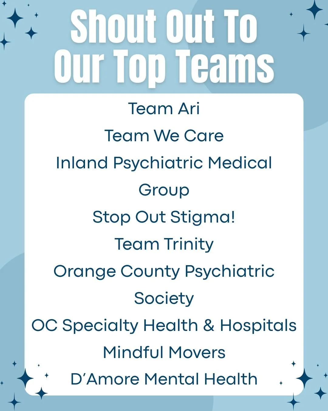 Chỉ còn chưa đầy hai tuần nữa là đến #NAMIWalksOC 2025! 💚 Chúng tôi vô cùng biết ơn tất cả các đội nhóm tuyệt vời đã chung tay vì sức khỏe tinh thần, và chúng tôi có một số tin tức thú vị muốn chia sẻ! Nếu chúng ta đạt được 150 đội nhóm vào Ngày Đi bộ 15 tháng 11, mỗi