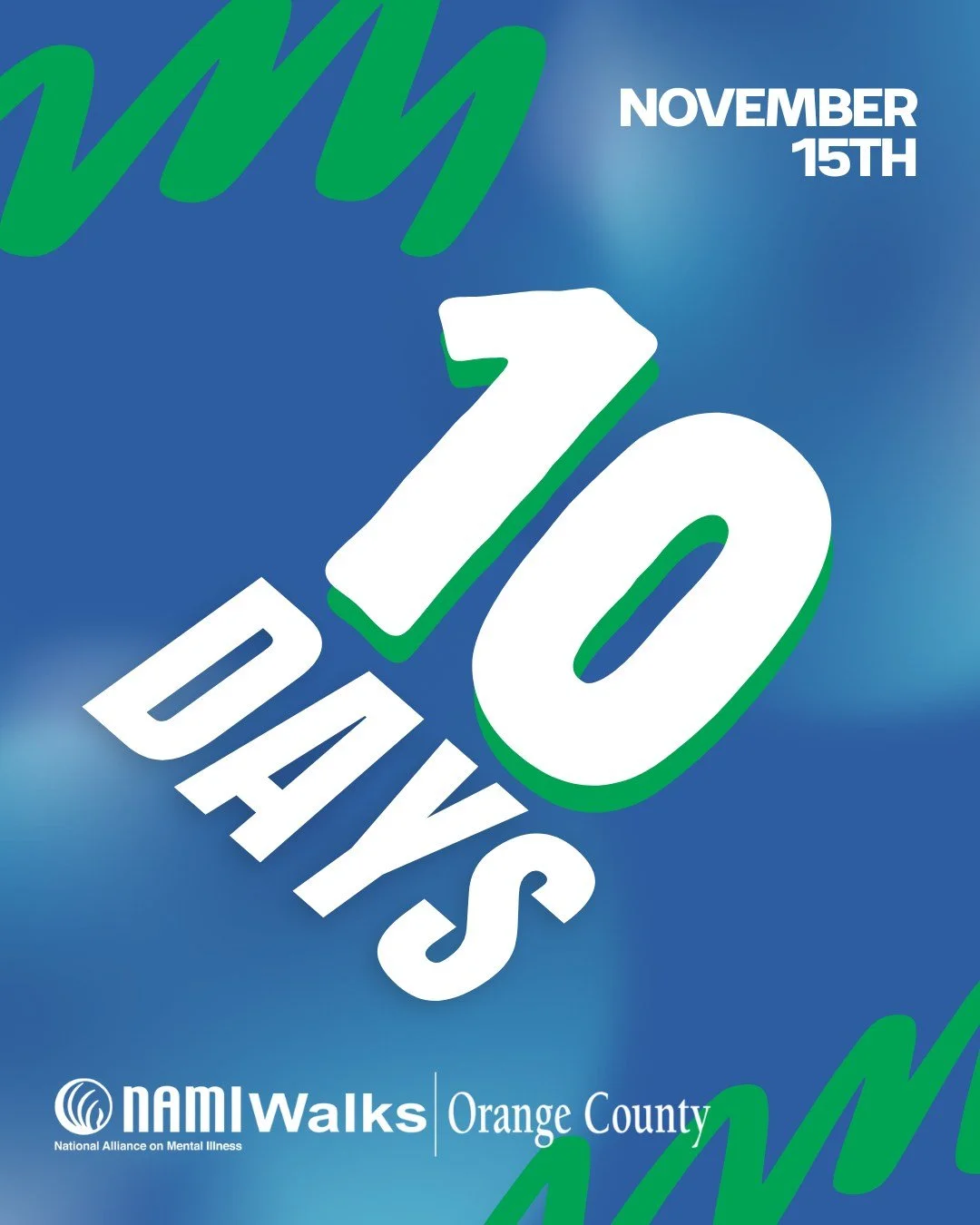 ¡Feliz Miércoles de Caminata! ¡Estamos TAN entusiasmados porque sólo faltan 10 días para NAMIWalks Orange County 2025! ¿Está buscando más formas de participar? Nos encantaría conseguir más voluntarios para ayudarnos el día antes y el día de la caminata el 15 de noviembre en A